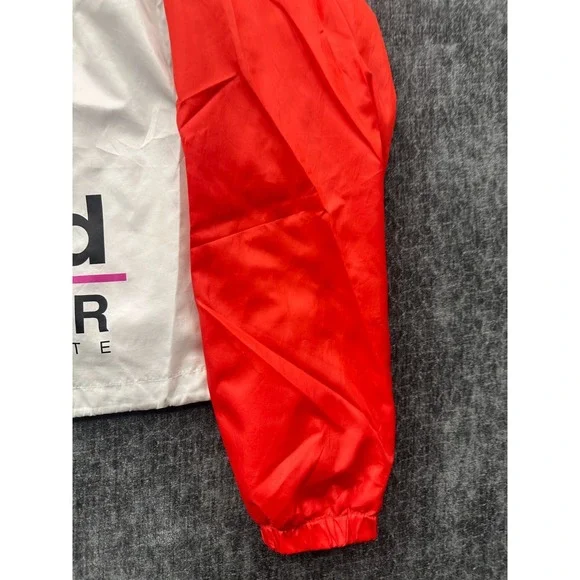 Polaroid Windbreaker Jacket Men Medium Multicolor Supercolor Hooded Drawcord Hem - Picture 14 of 16